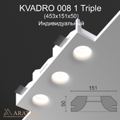 KVADRO 008 1 Triple (453x151x50)