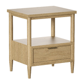 Bodie Natural Oak Wood Kids Nightstand with Drawer (Crate and Barrel)