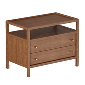 Keane Driftwood Charging Nightstand (Crate and Barrel)