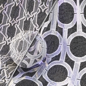 2 Lace fabric with geometric design -vol20