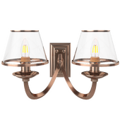 Covali WL-31125 brass wall lamp