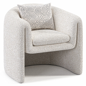 Freeform Chairs in Boucle
