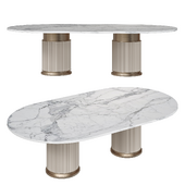 Rock Oval Table