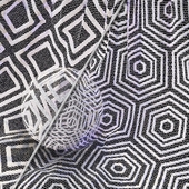 2 Lace fabric with geometric design -vol22