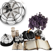 Halloween Ghost and skull Decorative Set 06