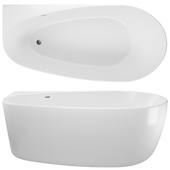 Acrylic bathtub Allen Brau Priority 2 170x80 2.31002.21 white matt