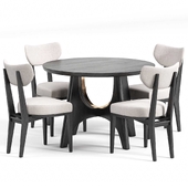 Alliot chair and Alliot round table