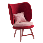 Ayub armchair by Edward Van Vliet