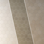 Tile Makoto Matte Ceramic Hexagonal Set 16