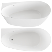 Acrylic bathtub Allen Brau Priority 1 170x80 2.31001.21 white matt