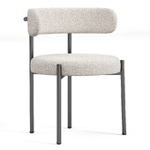 Inesse Boucle Ivory Dining Chair