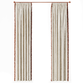 Curtains with fringes