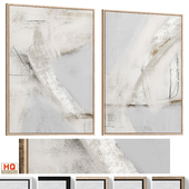 Accent Abstract Neutral Textured Wall Art C-1027