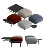 AndTradition Isole Modular Lounge Pouffe