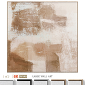 Accent Large Abstract Textural Wall Art C-1029