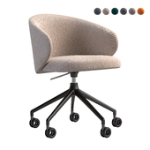 Tuka Upholstered Swivel Office Chair 2modern ( 6 in 1 )