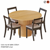 LICIA Round Table and PINNTORP chairs