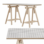 Working table IKEA MÅLSKYTT / MITTBACK / LAGKAPTEN