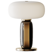 One on One Black Table Lamp from Ghidini 1961