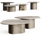 Secolo Fragment Luxury Metal Coffee Table
