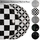 Ceramic Patterned Wall & Floor for kitchen (seamless)