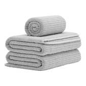Towel with Raised Stripes