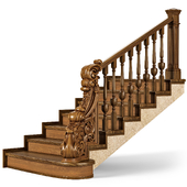 Wooden staircase 012