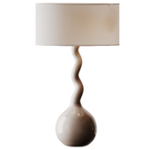 ENEA TAUPE TABLE LAMP from Leonardo Alessi