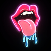 Neon sign - The Rolling Stones