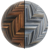 FB814 Oak Wood Parquet pattern type hungarian point Set | 2 Mat | 4k | Seamless