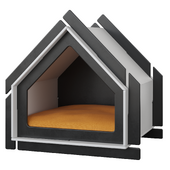 Wooden house for cats and dogs Scandi Karloff