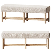 Pottery Barn Clyde Upholstered Bench