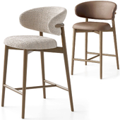 Bar stool Oleandro h-1040 and h-930 from Calligaris