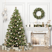 Christmas Tree and Decoration Set 01