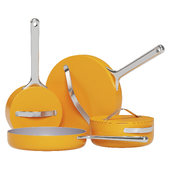 Piece Cookware Set with Lid Storage