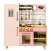 Kitchen Corner Deluxe Pink Wooden Kitchen