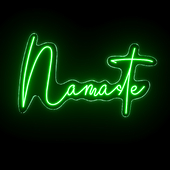 Namaste Neon Sign