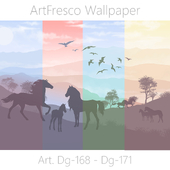 ArtFresco Wallpaper - Designer seamless photo wallpaper Art. Dg-168 - Dg-171 OM