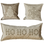 Decorative New Year's pillows