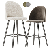 Bar stool with soft loft back by wildberries