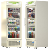 Refrigerator with dairy products