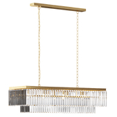 leyland rectangle chandelier by arhaus