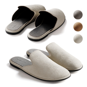 Suede slippers from THE ROW
