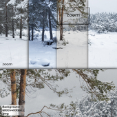 Manzherok Altai winter background for windows 6k