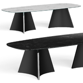 Midj in Italy Concave Botte Dining Table