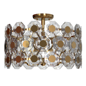 Crystal ceiling chandelier Odeon Light Tokata 4973/5C and 4974/5C