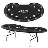 Prestige Folding Leg Poker Table