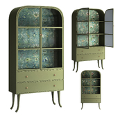House of Hackney for Anthropologie Curio Wooden Glass-Door Display Cabinet