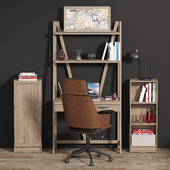 Superior office chair Pro HM1110.01 walnut color-black