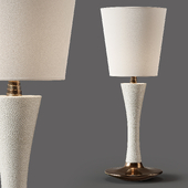 Fondre Table Lamp - Ivory Over Ivory Shagreen